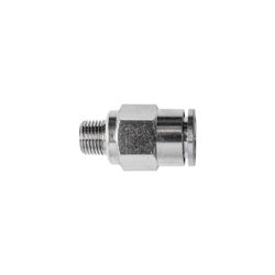 Metal Pu Fitting Straight 10mm X 1/4